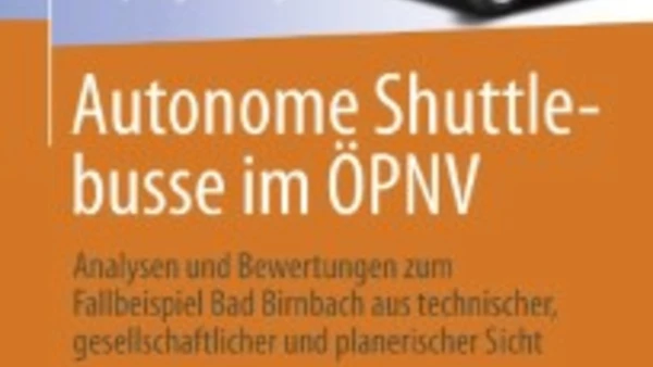 Abbildung: Buchcover "Autonome Shuttlebusse im ÖPNV"